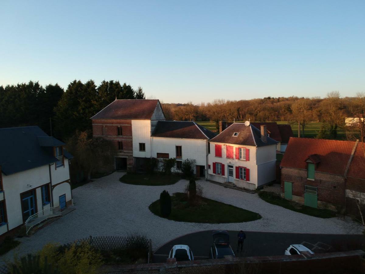 Le Moulin Aux Moines Panzió Croissy-sur-Celle Kültér fotó